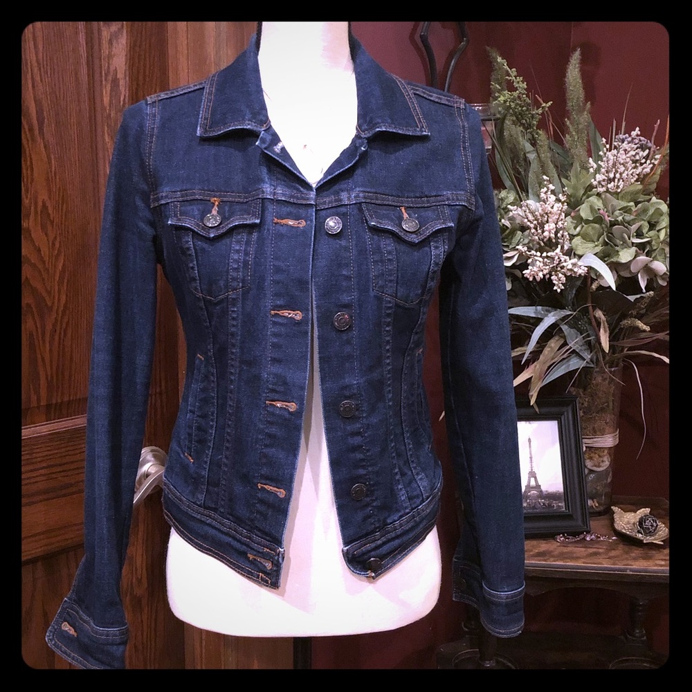 Old Navy Dark Wash Jean Jacket